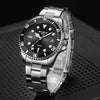 Luxury Round Business Men's Watches Fashion Waterproof Elegant Shine Stainless Steel Design Analog Luminous Men Wrist Watch by Stevvex