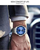 Luxury Round Business Men's Watches Fashion Waterproof Elegant Shine Stainless Steel Design Analog Luminous Men Wrist Watch by Stevvex