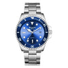 Luxury Round Business Men's Watches Fashion Waterproof Elegant Shine Stainless Steel Design Analog Luminous Men Wrist Watch by Stevvex