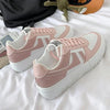 Fashion Flats Womans Sneakers Casual Breathable Vulcanized Shoes Lace Up Woman Comfort Walking White Round Head Platform Casual Sports Cute Fashion Walking School Sneakers by Stevvex