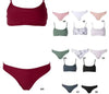 Push Up Bikini Set Swimsuits High Waist Swimwear Women Ribbed Bathing Suits Brazilian Bikinis Swimsuit for Women Bottom Triangle Bikinis Top Bathing Suit by Stevvex