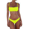 Push Up Bikini Set Swimsuits High Waist Swimwear Women Ribbed Bathing Suits Brazilian Bikinis Swimsuit for Women Bottom Triangle Bikinis Top Bathing Suit by Stevvex