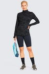 Women's Running Athletic Workout Yoga Shirts Long Sleeves Quarter-Zip