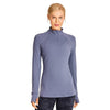 Women's Running Athletic Workout Yoga Shirts Long Sleeves Quarter-Zip