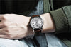 2021 Fashion Luxury Leather Strap Casual Analog Watch Men Stainless Steel Wristwatch Waterproof Watches by Stevvex