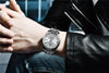 2021 Fashion Luxury Leather Strap Casual Analog Watch Men Stainless Steel Wristwatch Waterproof Watches by Stevvex