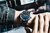 2021 Fashion Luxury Leather Strap Casual Analog Watch Men Stainless Steel Wristwatch Waterproof Watches by Stevvex