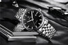 2021 Fashion Luxury Leather Strap Casual Analog Watch Men Stainless Steel Wristwatch Waterproof Watches by Stevvex