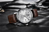 2021 Fashion Luxury Leather Strap Casual Analog Watch Men Stainless Steel Wristwatch Waterproof Watches by Stevvex