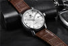 2021 Fashion Luxury Leather Strap Casual Analog Watch Men Stainless Steel Wristwatch Waterproof Watches by Stevvex