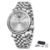 2021 Fashion Luxury Leather Strap Casual Analog Watch Men Stainless Steel Wristwatch Waterproof Watches by Stevvex