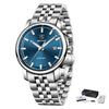 2021 Fashion Luxury Leather Strap Casual Analog Watch Men Stainless Steel Wristwatch Waterproof Watches by Stevvex