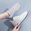 Women's Running Summer Woven Sports Sneakers Fashion Casual Shoe Breathable Mesh Walking Shoes Non Slip Lightweight Breathable Mesh Running Shoes Comfortable Design by Stevvex