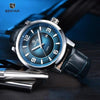 Sports Luxury Watches For Men Quartz Blue Watch Fashion Leather Strap Casual Mens Wrist Watch by Stevvex