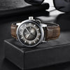 Sports Luxury Watches For Men Quartz Blue Watch Fashion Leather Strap Casual Mens Wrist Watch by Stevvex