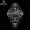 Sports Luxury Watches For Men Quartz Blue Watch Fashion Leather Strap Casual Mens Wrist Watch by Stevvex