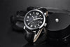 Sports Luxury Watches For Men Quartz Blue Watch Fashion Leather Strap Casual Mens Wrist Watch by Stevvex