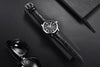 Sports Luxury Watches For Men Quartz Blue Watch Fashion Leather Strap Casual Mens Wrist Watch by Stevvex