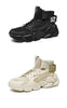 Modern High Top Beige Men's Sneakers Chunky Men Shoes Fashion Casual Breathable Men's Height Increasing Casual Outdoor High Quality Sport Sneakers by Stevvex