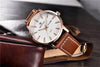 New Black Casual Fashion Simple Men's Watch Analog Quartz Waterproof Luxury Leather Strap Men Elegant Watch by Stevvex