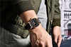 New Black Casual Fashion Simple Men's Watch Analog Quartz Waterproof Luxury Leather Strap Men Elegant Watch by Stevvex