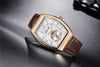 New Quartz Business Mens Luxury Watch Classic Retro Rectangle Analog Waterproof Fashion Leather Strap Wrist Watch by Stevvex