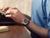 New Quartz Business Mens Luxury Watch Classic Retro Rectangle Analog Waterproof Fashion Leather Strap Wrist Watch by Stevvex