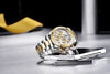 Stainless Steel Sports Men Watch Waterproof Business Chronograph Men Quartz Elegant Design Wristwatches by Stevvex