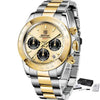 Stainless Steel Sports Men Watch Waterproof Business Chronograph Men Quartz Elegant Design Wristwatches by Stevvex