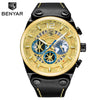 Business Mens Fashion Watches Quartz Silicone Sport Multifunction Watch Men Luxury Waterproof Luminous Hands by Stevvex