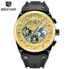 Business Mens Fashion Watches Quartz Silicone Sport Multifunction Watch Men Luxury Waterproof Luminous Hands by Stevvex
