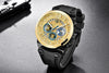 Business Mens Fashion Watches Quartz Silicone Sport Multifunction Watch Men Luxury Waterproof Luminous Hands by Stevvex