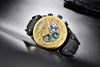 Business Mens Fashion Watches Quartz Silicone Sport Multifunction Watch Men Luxury Waterproof Luminous Hands by Stevvex