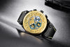 Business Mens Fashion Watches Quartz Silicone Sport Multifunction Watch Men Luxury Waterproof Luminous Hands by Stevvex