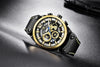 Business Mens Fashion Watches Quartz Silicone Sport Multifunction Watch Men Luxury Waterproof Luminous Hands by Stevvex