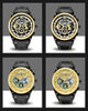 Business Mens Fashion Watches Quartz Silicone Sport Multifunction Watch Men Luxury Waterproof Luminous Hands by Stevvex