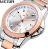 Multifunctional Business Women Watches Quartz Waterproof Stainless Watch Elegant Shine Round Design by Stevvex