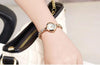 Charming Women Fashion Crystal Watch Elegant Shape Bracelet Strap Luxury Design Quartz Waterproof Womens Wrist Watch by Stevvex