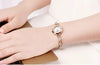 Charming Women Fashion Crystal Watch Elegant Shape Bracelet Strap Luxury Design Quartz Waterproof Womens Wrist Watch by Stevvex