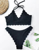 Summer Blue Bikini Women Swimwear Female Swimsuit Women’s Floral Print Lace-up Strapless Padded Comfortable Swimwear Bathing Suit Two-pieces Bikini Set Knotted Bathing Swim Suit by Stevvex