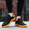 Men's Black Sneakers Mesh Breathable Shoes Male Fashion Black Athletic Footwear Flat Casual Walking Shoes Breathable Casual Shoes Couple Fashion Lace Up Mens Sneakers by Stevvex