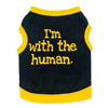 I'm with The Human Dog Cat Puppy Pet Shirts by Furr Baby Gifts