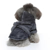 Luxury Soft Pet Dog Puppy Hooded Bathrobe by Furr Baby Gifts