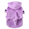 Luxury Soft Pet Dog Puppy Hooded Bathrobe by Furr Baby Gifts