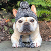 Autumn Winter Warm Knitted Pet Hats With Fluffy Ball by Furr Baby Gifts
