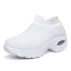 Womens Breathable Sneakers New Mesh Women Shoes Slip-On Air Cushion Casual Walking Shoes Lightweight Breathable Mesh Athletic Running Shoes Fashion Slip-on Sock Sneakers by Stevvex