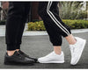 Autumn Womens Mens Sneakers Black Fashion Vulcanized Shoes Lace-up Casual Flats Light Couple Fashion Sneakers Breathable Casual Comfortable Lightweight Sneakers by Stevvex