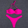 Bikini Push Up Swimsuit Female Swimwear Women's Bathing Suits Push Up Underwire Bikini Set Padded Two Piece Swimsuits Women Two-pieces Durable Bikini Set With Bra Cup Modern Bathing Suit by Stevvex
