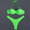 Bikini Push Up Swimsuit Female Swimwear Women's Bathing Suits Push Up Underwire Bikini Set Padded Two Piece Swimsuits Women Two-pieces Durable Bikini Set With Bra Cup Modern Bathing Suit by Stevvex