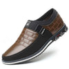 New Mens Leather Casual Sneakers Fashion Solid Leather Shoes Business Sport Flat Round Toe Fashion Sneakers Dress Shoes For Men Walking Business Office Driving Comfort Loafers by Stevvex